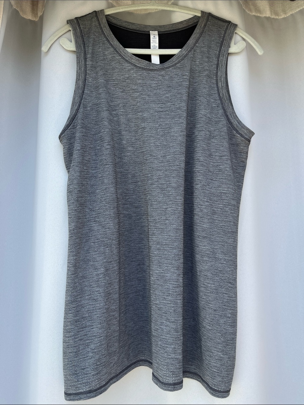 lululemon athletica Heather Gray Sleeveless Performance Tank